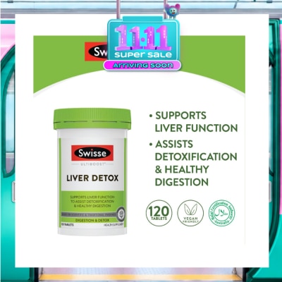SWISSE Ultiboost Liver Detox 120 Tablets image