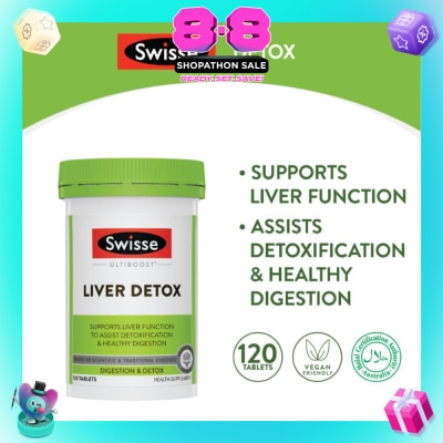 SWISSE - Ultiboost Liver Detox 120 Tablets