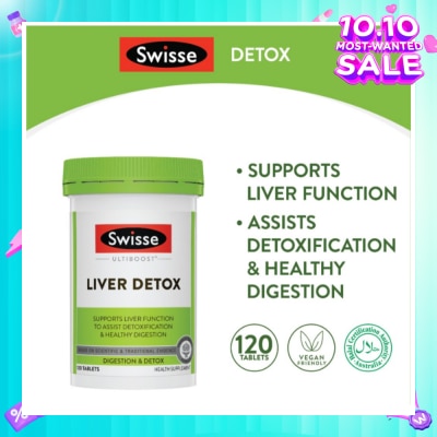 SWISSE Ultiboost Liver Detox 120 Tablets