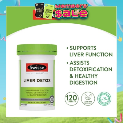 SWISSE - Ultiboost Liver Detox 120 Tablets