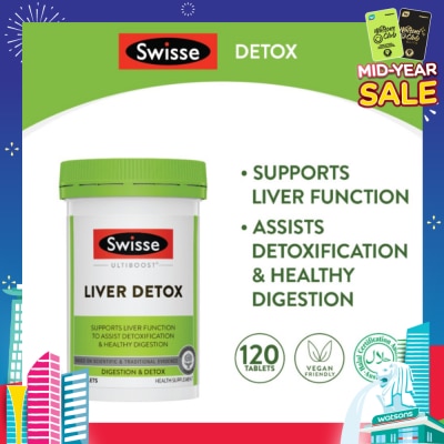SWISSE Ultiboost Liver Detox 120 Tablets