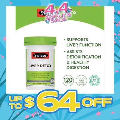 SWISSE - Ultiboost Liver Detox 120 Tablets