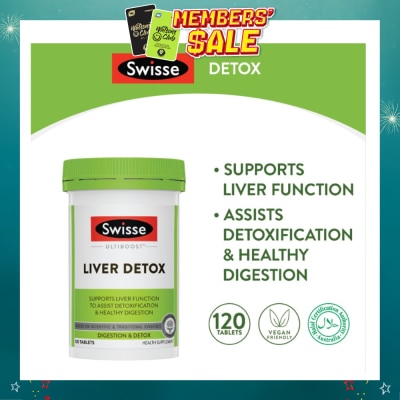 SWISSE - Ultiboost Liver Detox 120 Tablets