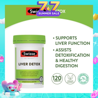 SWISSE - Ultiboost Liver Detox 120 Tablets