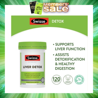 SWISSE - Ultiboost Liver Detox 120 Tablets
