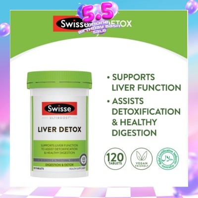 SWISSE - Ultiboost Liver Detox 120 Tablets
