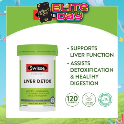 SWISSE - Ultiboost Liver Detox 120 Tablets
