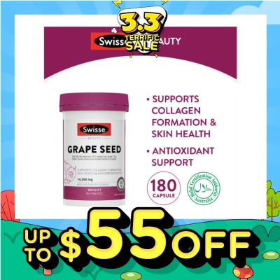 SWISSE Ultiboost Grapeseed 180 Tablets