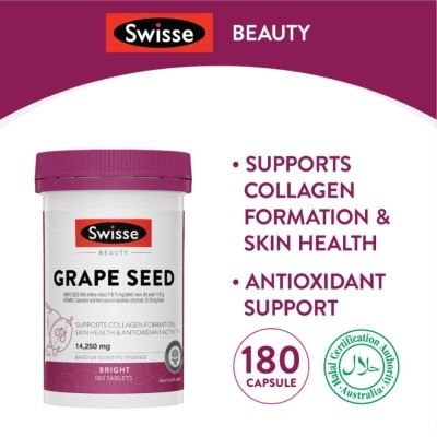 SWISSE Ultiboost Grapeseed 180 Tablets