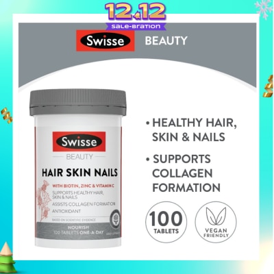 SWISSE Ultiboost Hair Skin Nails 100 Tablets