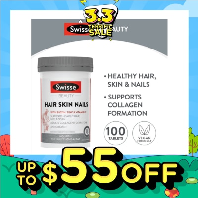 SWISSE Ultiboost Hair Skin Nails 100 Tablets