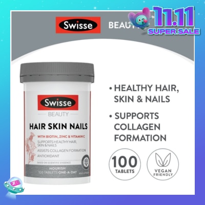 SWISSE Ultiboost Hair Skin Nails 100 Tablets