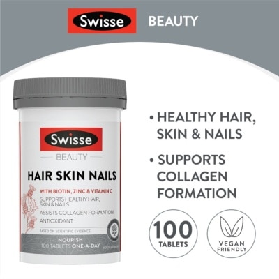 SWISSE Ultiboost Hair Skin Nails 100 Tablets