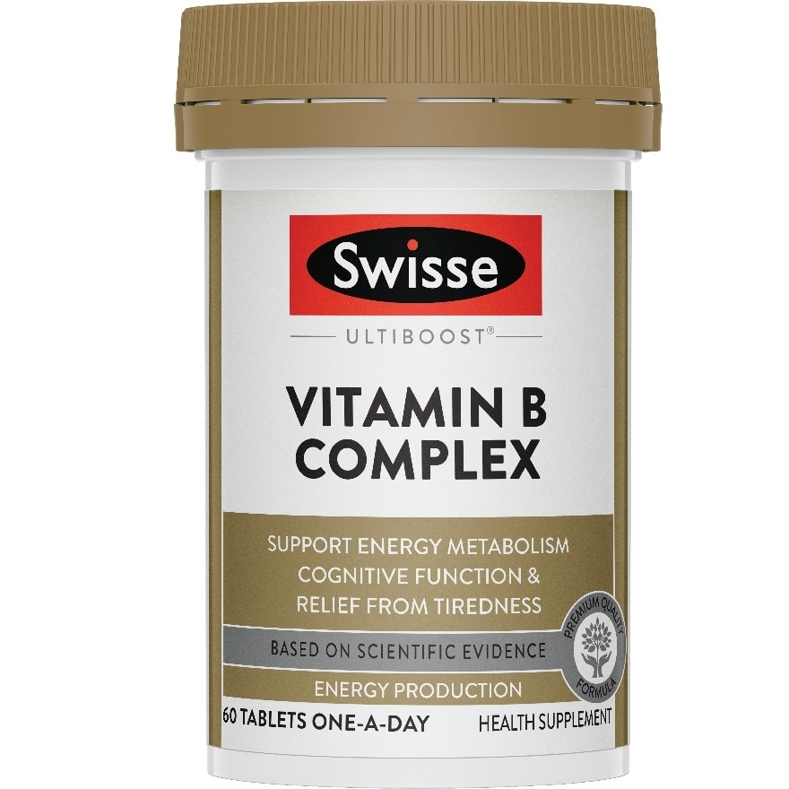 Ultiboost Vitamin B Complex Tablet (Support Cognitive Function & Relief from Tiredness) 60s