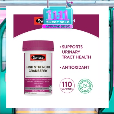 SWISSE Ultiboost Concentrated Cranberry 110 Capsules image
