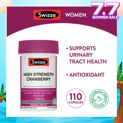 SWISSE Ultiboost Concentrated Cranberry 110 Capsules