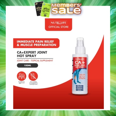 NUTRILIFE - CA+ Expert Joint Hot Spray 100ml