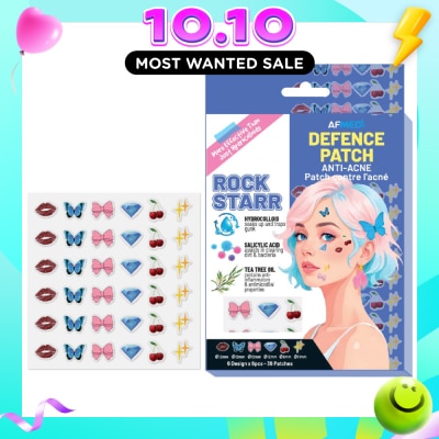 AF MEDI Rockstarr Defence Anti Acne 6 Design Patch (With Salicylic Acid & Tea Tree Oil) 36s image