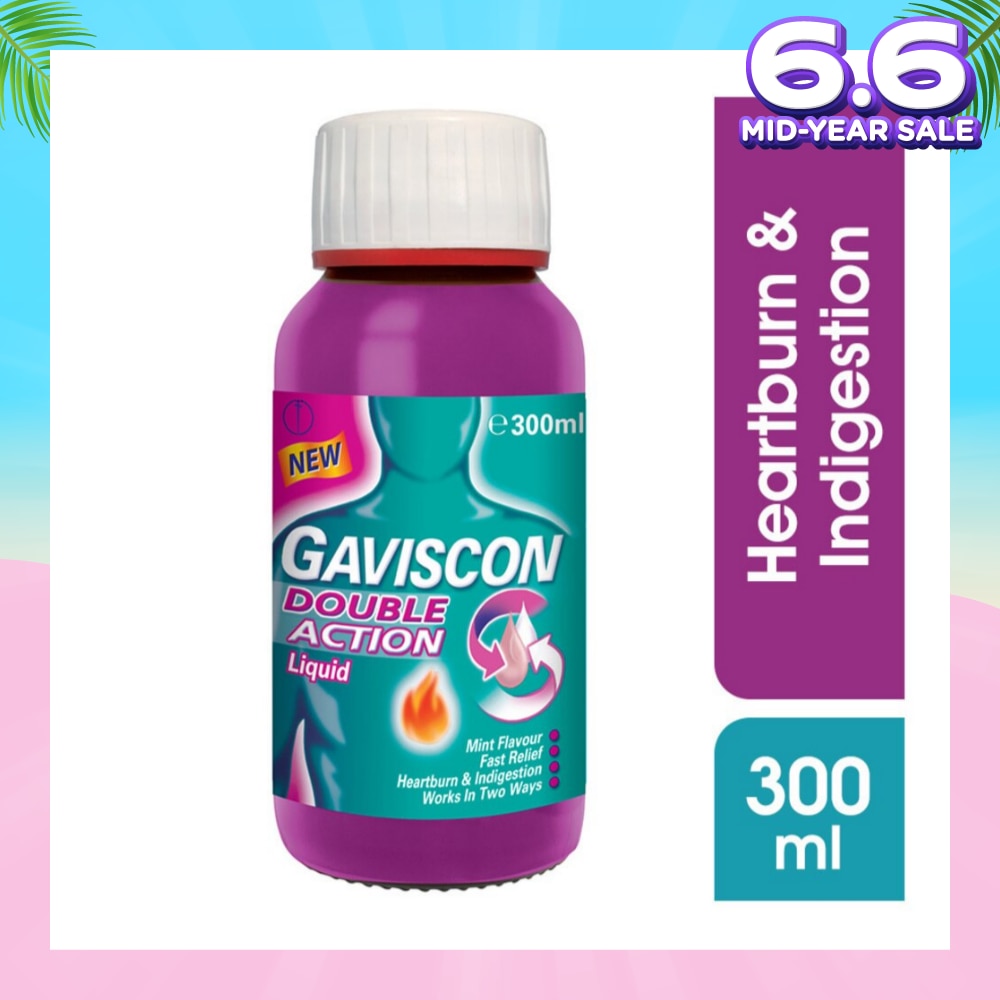 Double Action Liquid (For Fast Relief of Heartburn & Indigestion) 300ml