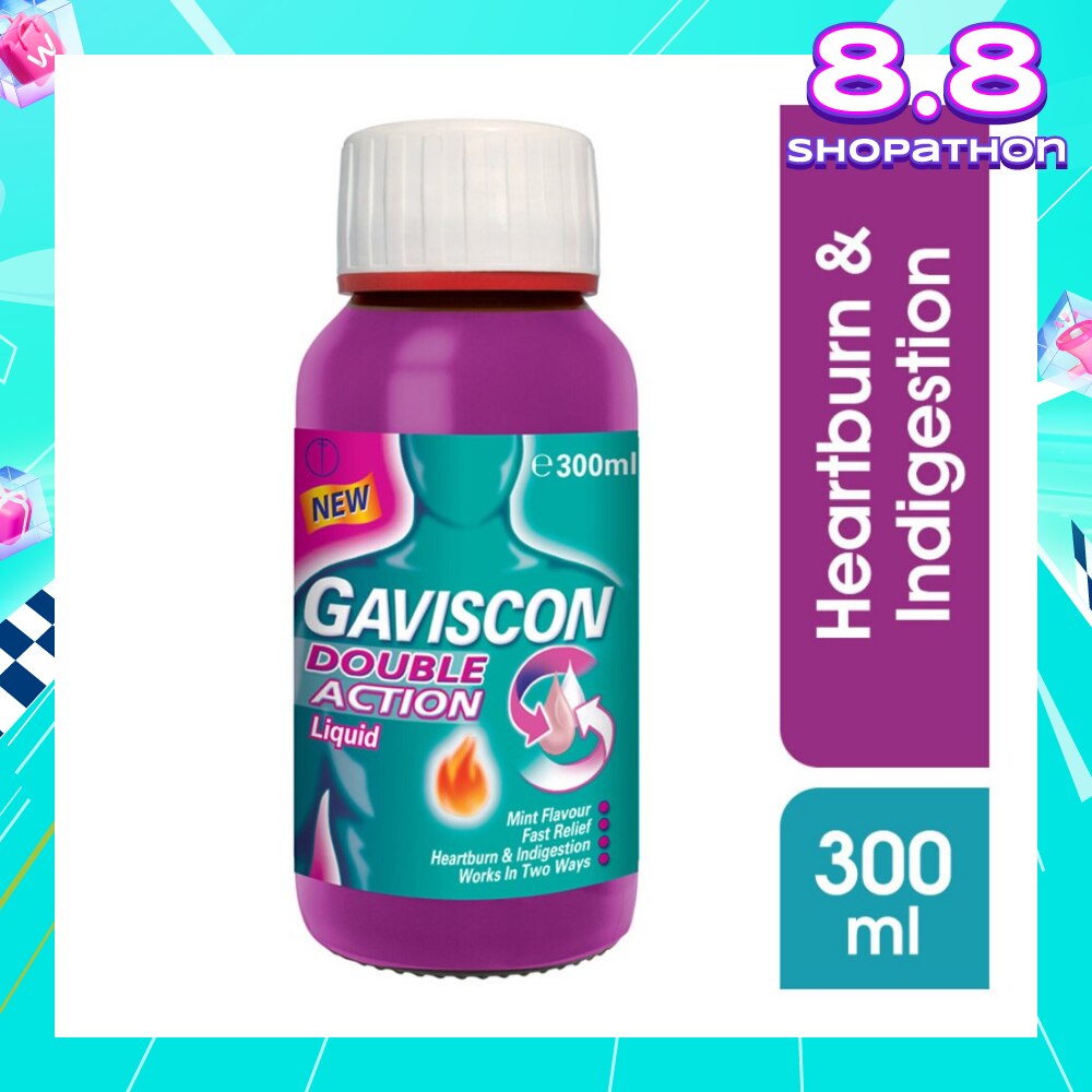 Double Action Liquid (For Fast Relief of Heartburn & Indigestion) 300ml