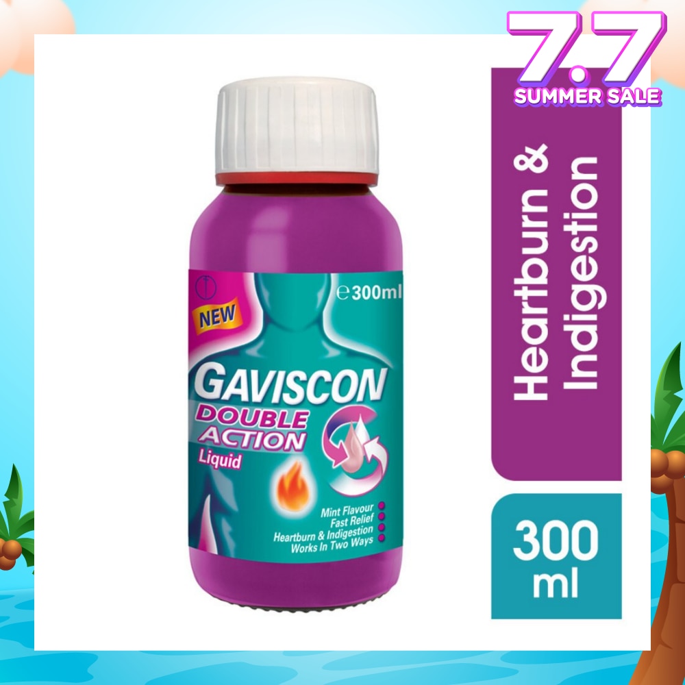 Double Action Liquid (For Fast Relief of Heartburn & Indigestion) 300ml