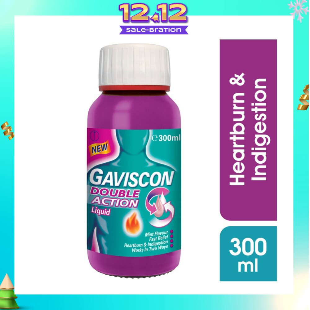 Double Action Liquid (For Fast Relief of Heartburn & Indigestion) 300ml