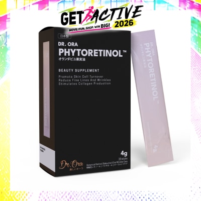 DR ORA - Phytoretinol Vegan Beauty Supplement (To Stimulate Collagen Production, Reduce Fine Lines & Wrinkles & Promote Skin Cell Turnover) 4g x 20s image