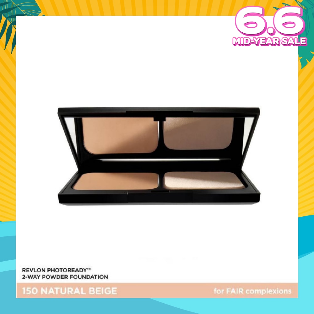 REVLON PhotoReady 2-Way Cake Powder Foundation 150 Natural Beige 9.1g