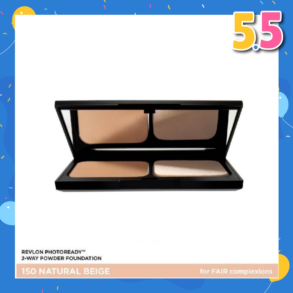 REVLON PhotoReady 2-Way Cake Powder Foundation 150 Natural Beige 9.1g