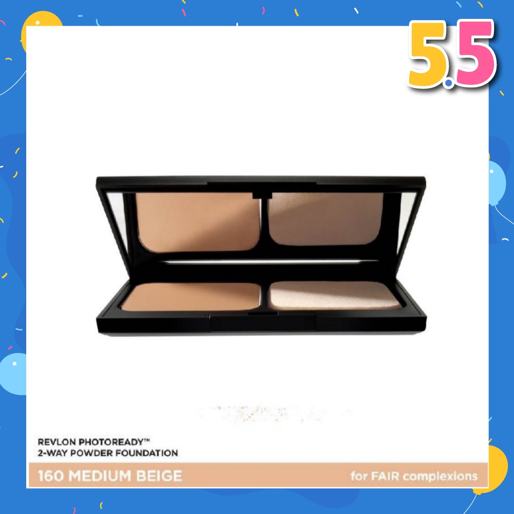 PhotoReady 2-Way Cake Powder Foundation 160 Medium Beige 9.1g