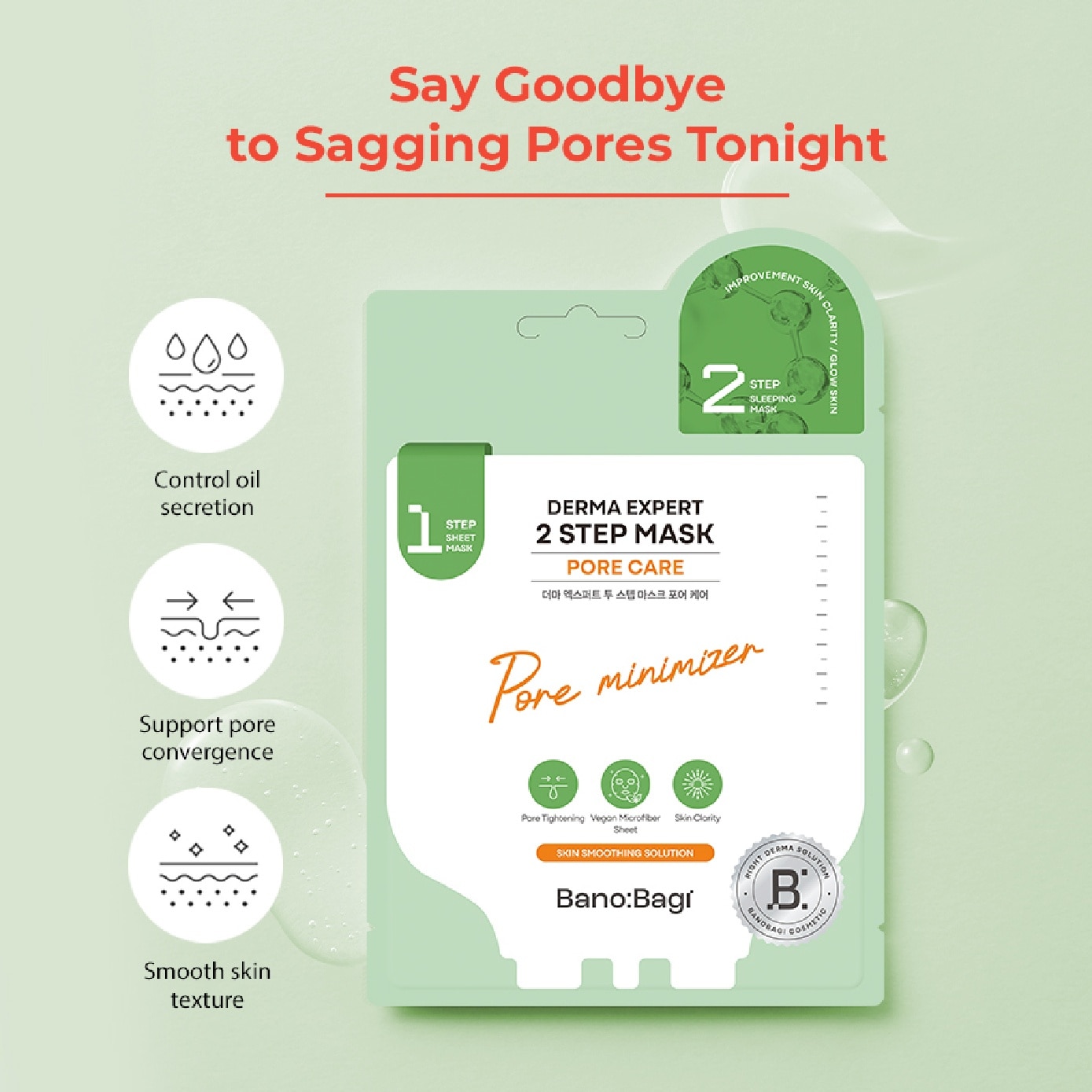 Derma Expert 2 Step Mask Pore Care Pore Minimizer 1s image