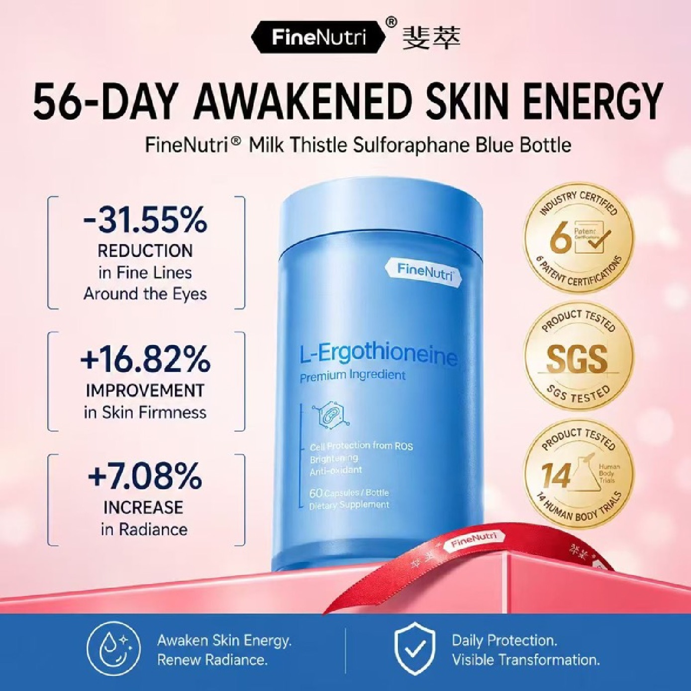 L-Ergothioneine Cellular Antioxidant Capsule 60s image