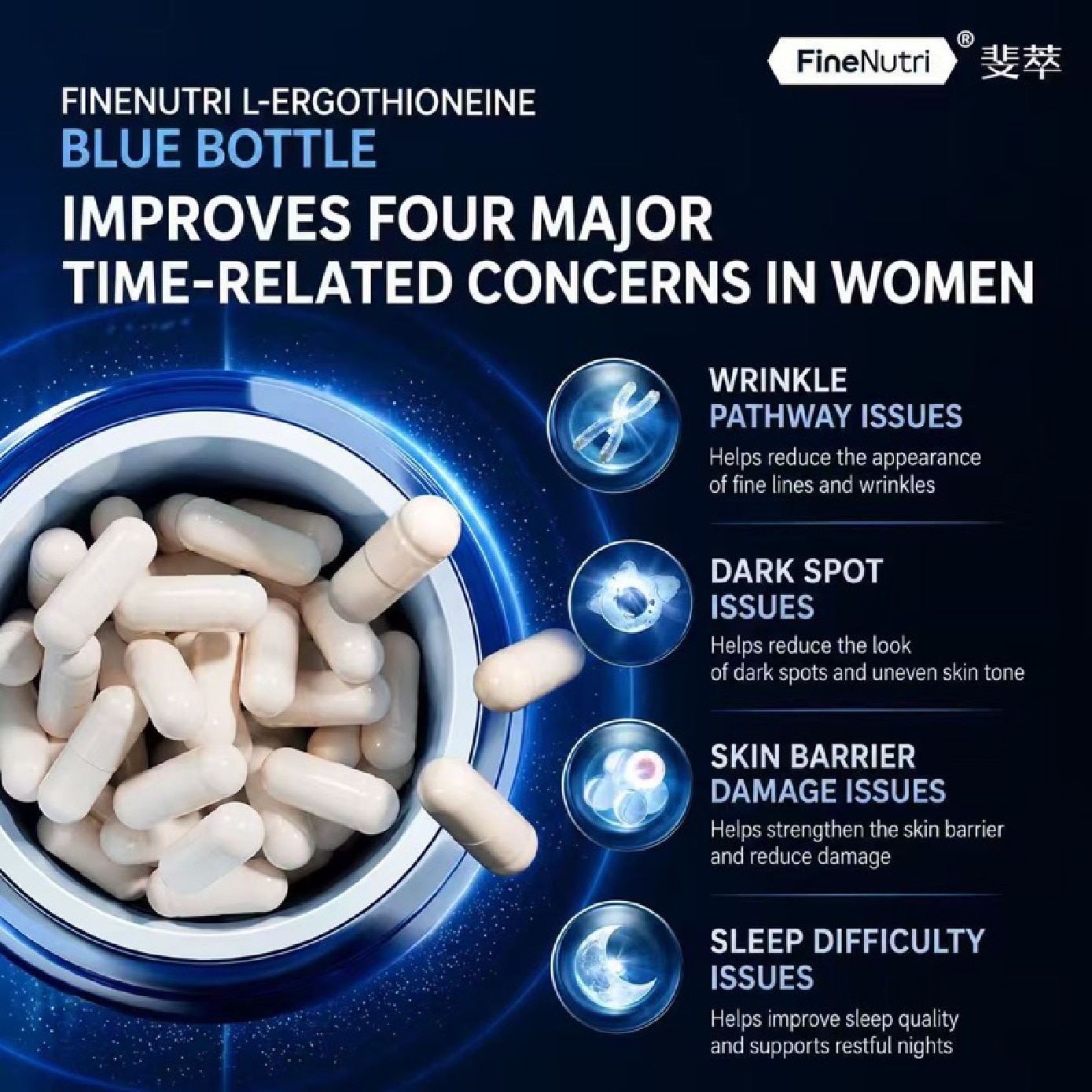 L-Ergothioneine Cellular Antioxidant Capsule 60s image