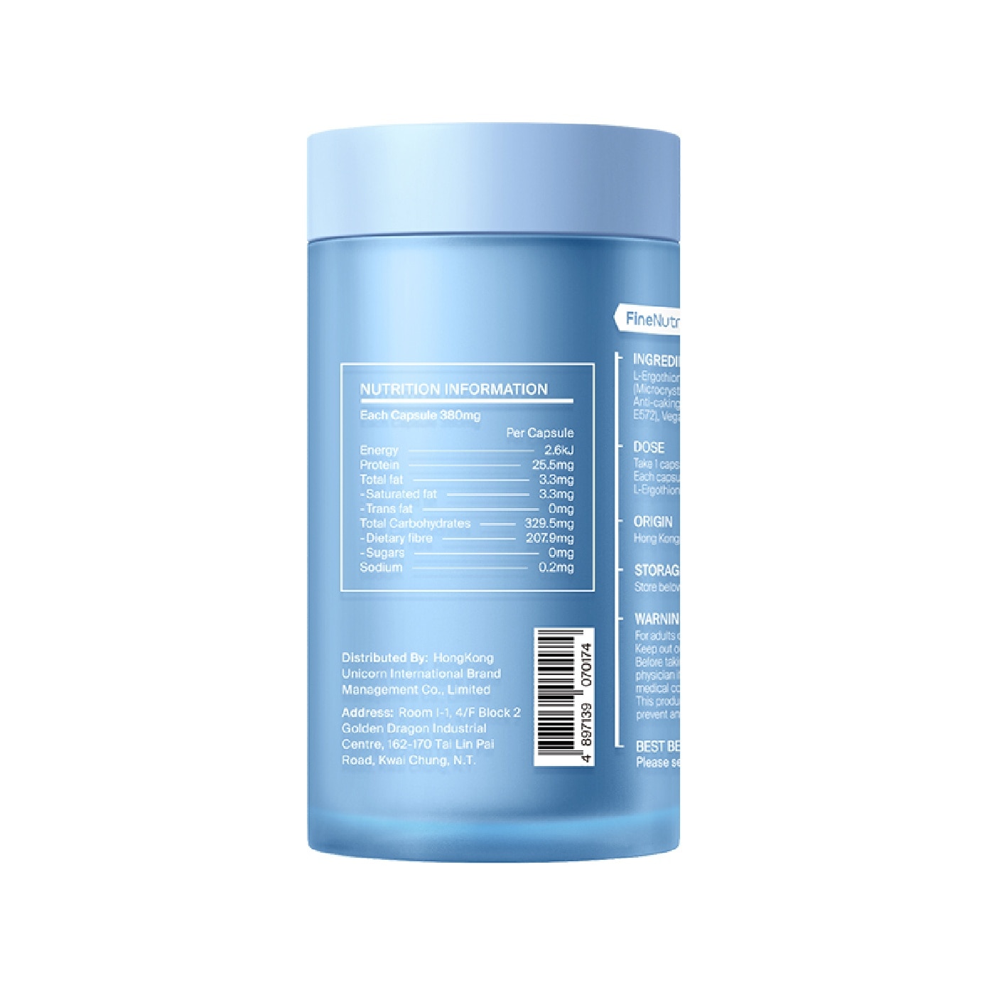 L-Ergothioneine Cellular Antioxidant Capsule 60s image