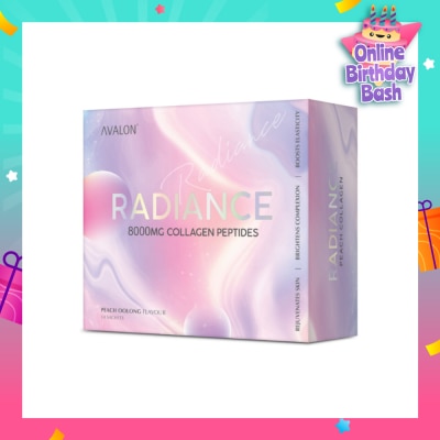 AVALON™ Radiance 8000mg Collagen Peptides Drink Sachet Peach Oolong 14s