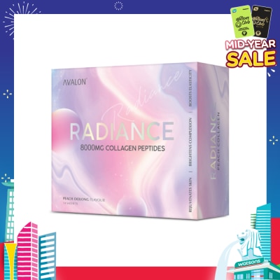 AVALON™ Radiance 8000mg Collagen Peptides Drink Sachet Peach Oolong 14s