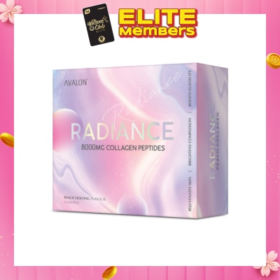 AVALON™ Radiance 8000mg Collagen Peptides Drink Sachet Peach Oolong 14s&nbsp;(Expiry: Aug`2026)