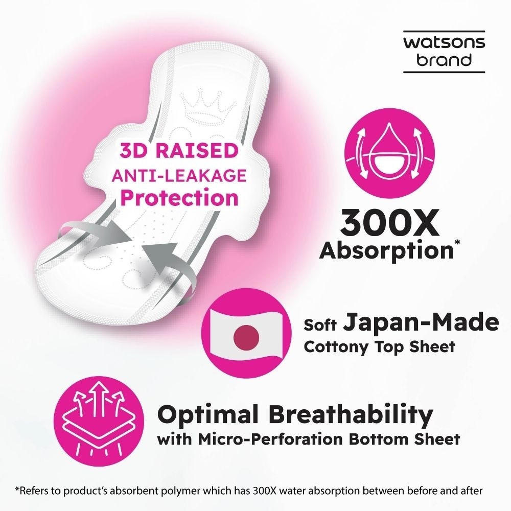Fresh Guard+ Ultra Thin Wings Regular Flow Sanitary Pad 23cm Value Pack 16s x 2