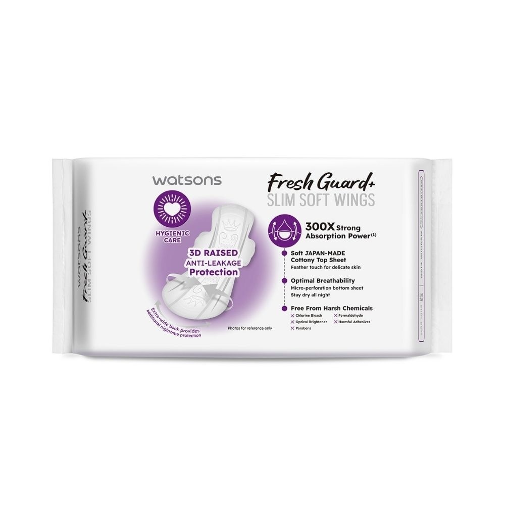 Fresh Guard+ Slim Soft Wings Medium Flow Sanitary Pad 29cm 18s
