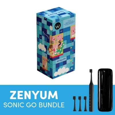 ZENYUM Sonic Go Limited Edition Xmas Exclusive Packset (1 Sonic Go Black, 3 Sonic Go Black Refills & Travel Case Black) 1s