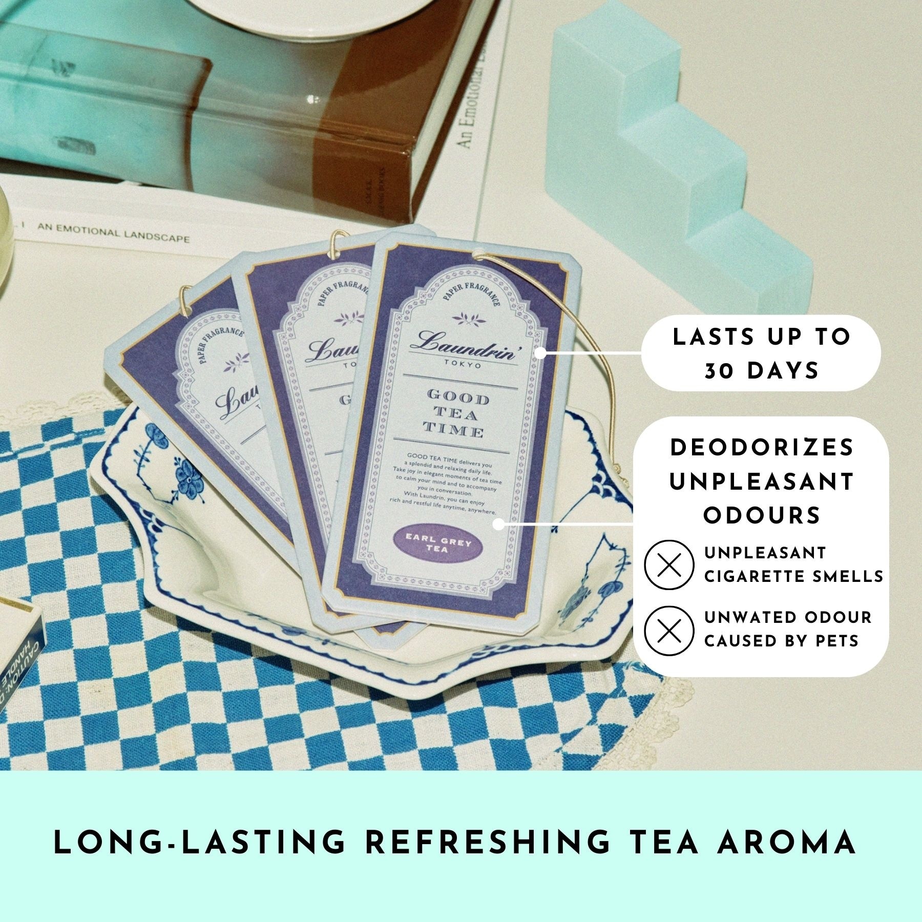 Premium Paper Fragrance Earl Grey Tea Sheet 1s