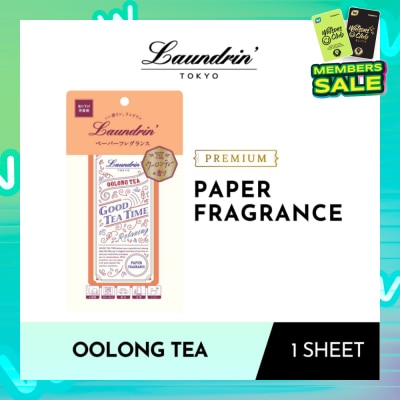LAUNDRIN Premium Paper Fragrance Oolong Tea Sheet 1s
