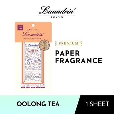 LAUNDRIN Premium Paper Fragrance Oolong Tea Sheet 1s