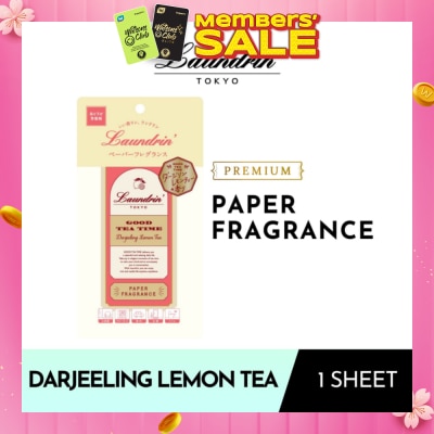 LAUNDRIN Premium Paper Fragrance Darjeeling Lemon Tea Sheet 1s