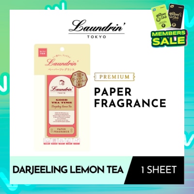 LAUNDRIN Premium Paper Fragrance Darjeeling Lemon Tea Sheet 1s