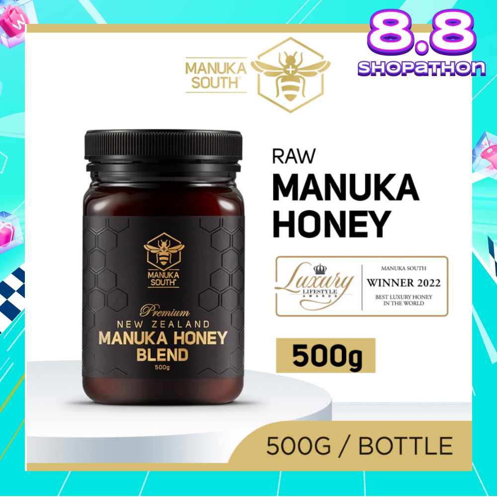 Manuka Honey Blend (Authentic 100% New Zealand Manuka Honey For Immunity, Digestion & Skin Health) 500g