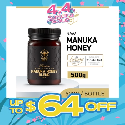 MANUKA SOUTH - Manuka Honey Blend (Authentic 100% New Zealand Manuka Honey For Immunity, Digestion & Skin Health) 500g