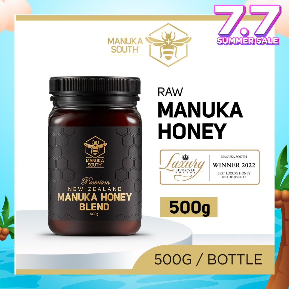 Manuka Honey Blend (Authentic 100% New Zealand Manuka Honey For Immunity, Digestion & Skin Health) 500g