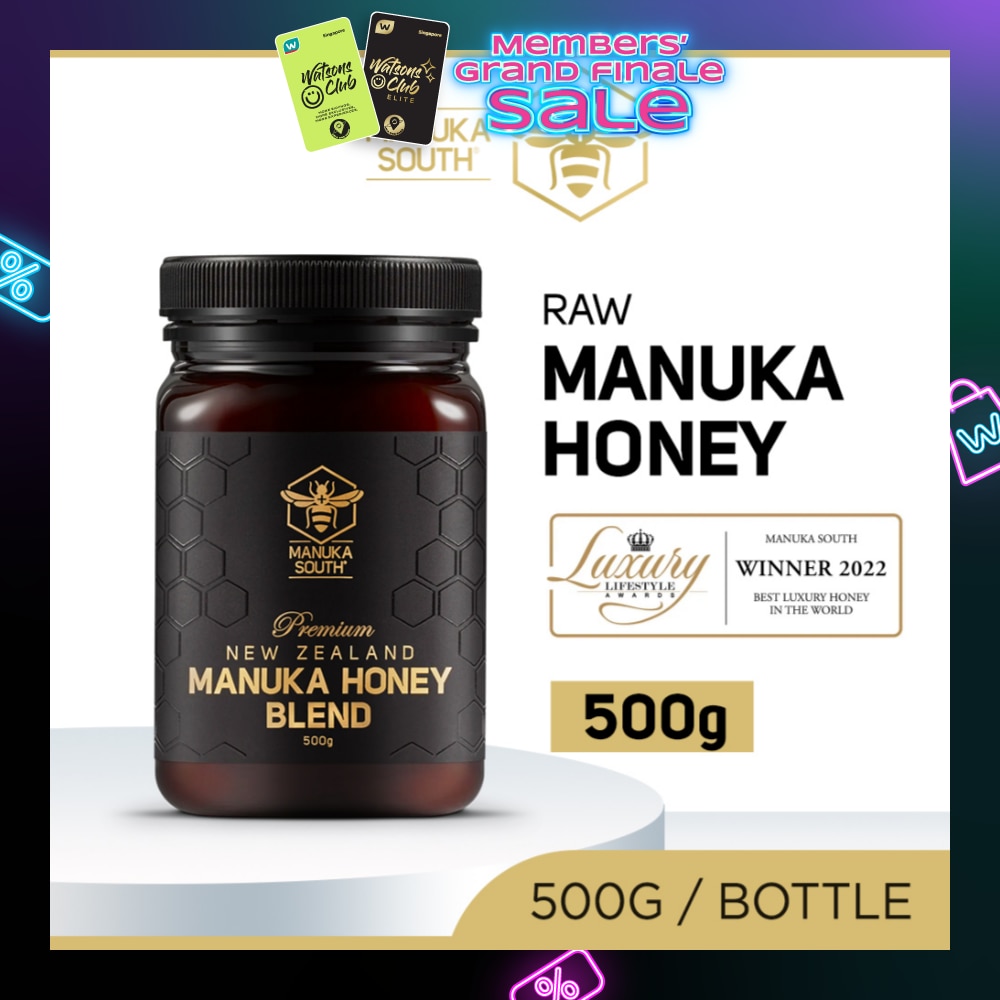 Manuka Honey Blend (Authentic 100% New Zealand Manuka Honey For Immunity, Digestion & Skin Health) 500g