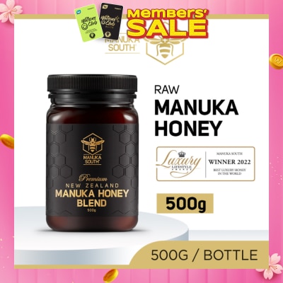 MANUKA SOUTH Manuka Honey Blend (Authentic 100% New Zealand Manuka Honey For Immunity, Digestion & Skin Health) 500g